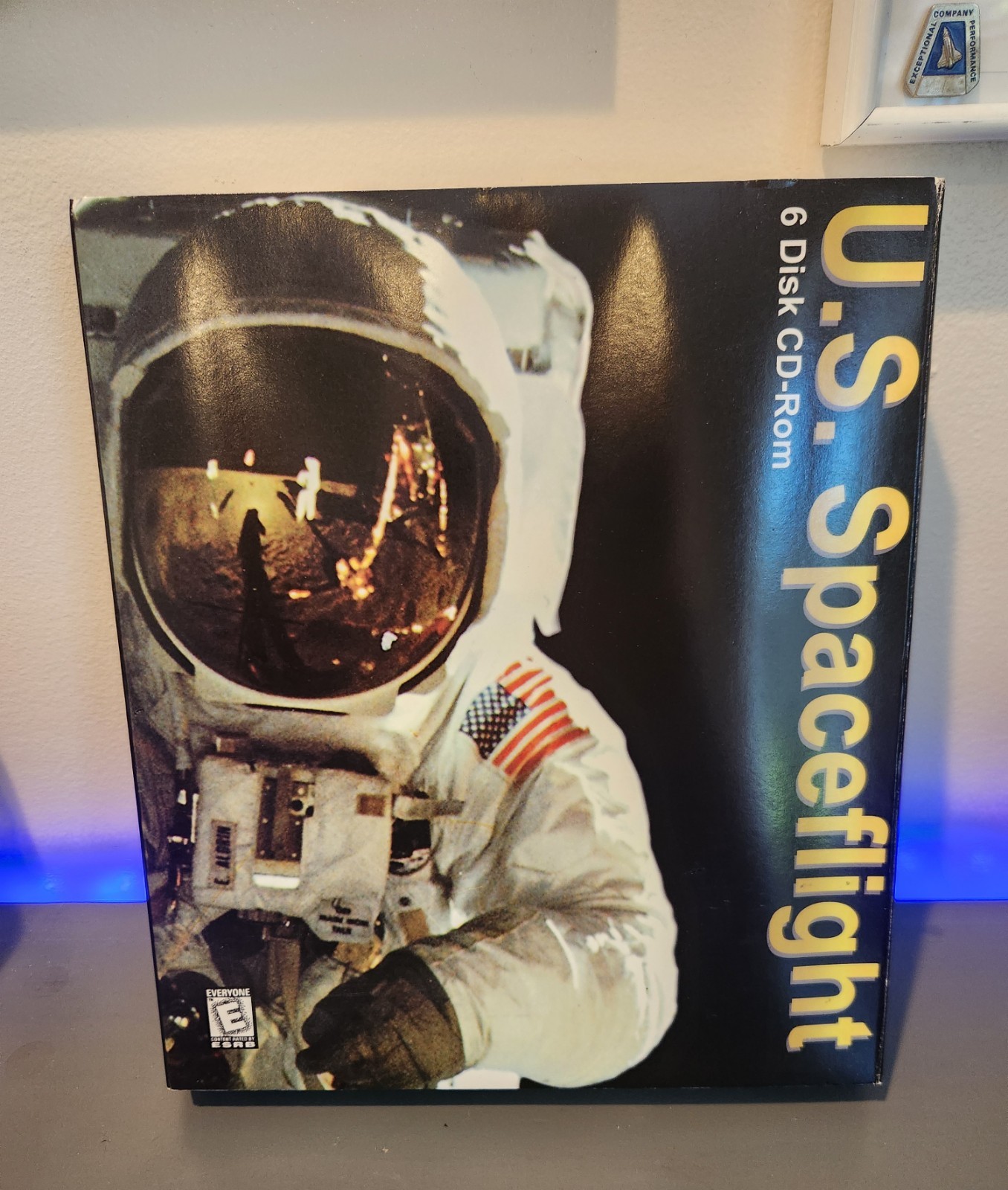 US Spaceflight PC Big Box Video Game – CD ROM 6 Disk USA Astronauts Aim Software