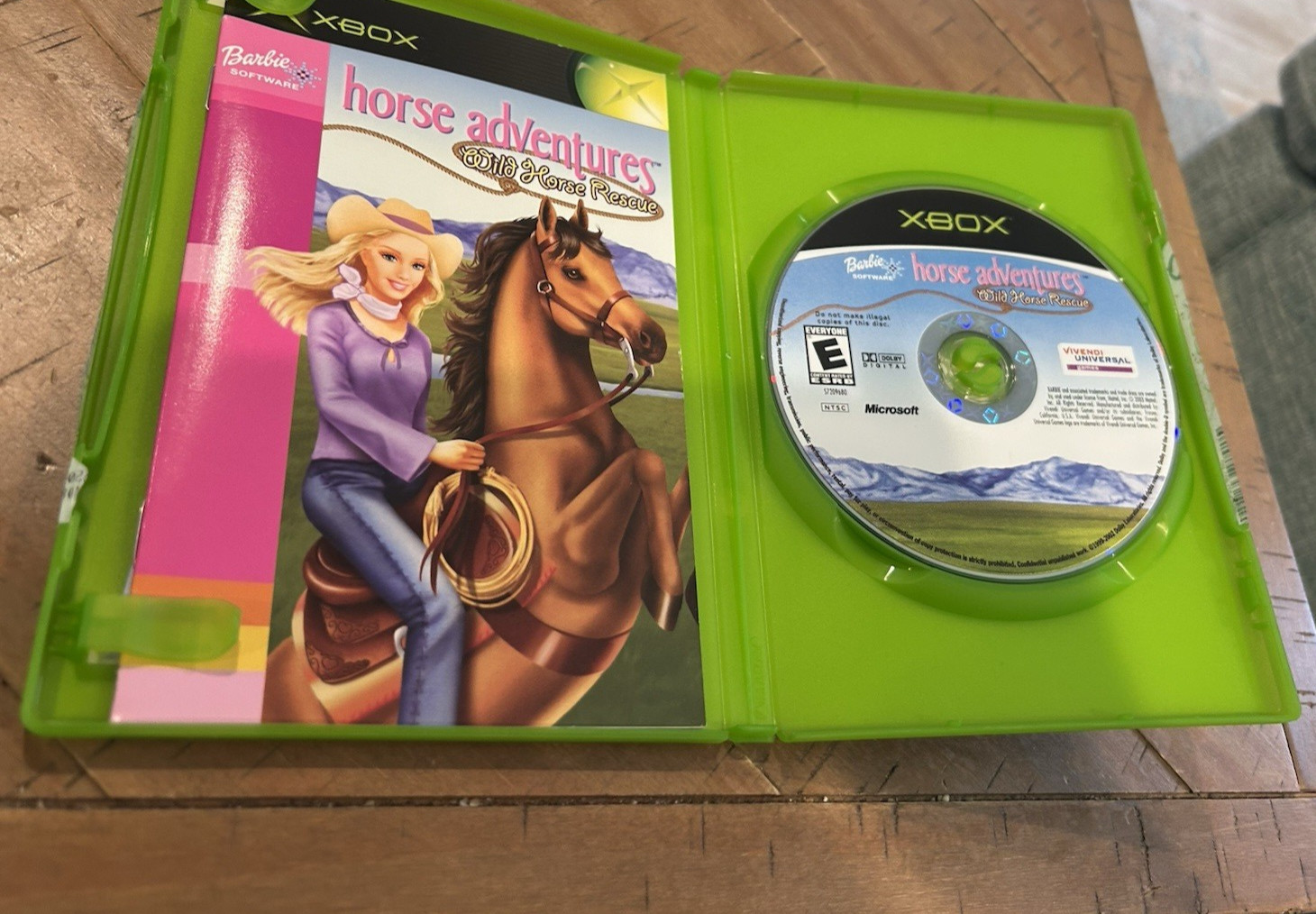 Barbie Horse Adventures Wild Horse Rescue (Xbox, 2003) Tested Working