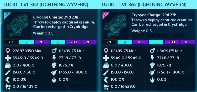 ARK Survival Ascended PvE WYVERN Lightning LUCID NEW TOP 1875 md PC/XBOX/PS5 ASA