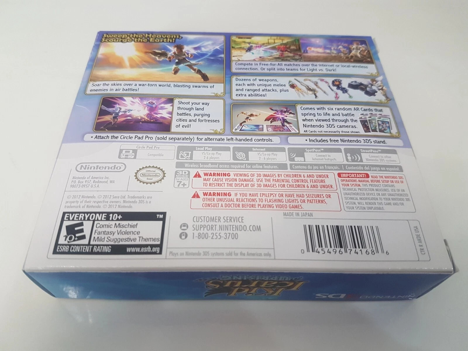 Kid Icarus: Uprising [3DS] [Nintendo 3DS] [2012] [Brand New Factory Sealed!]