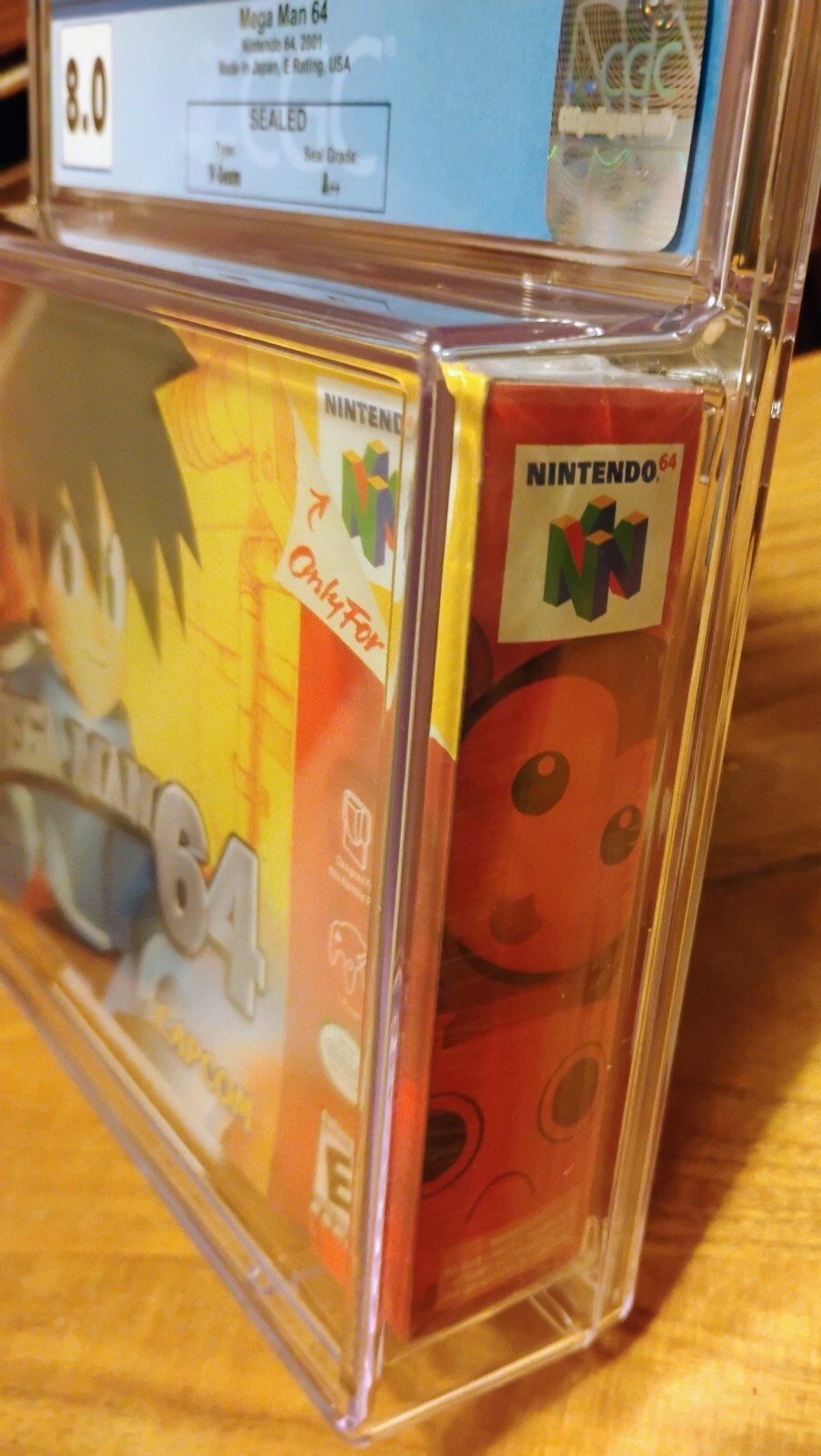 Nintendo 64 Mega Man 64 2001 N64 Capcom Sealed CGC 8.0 A++