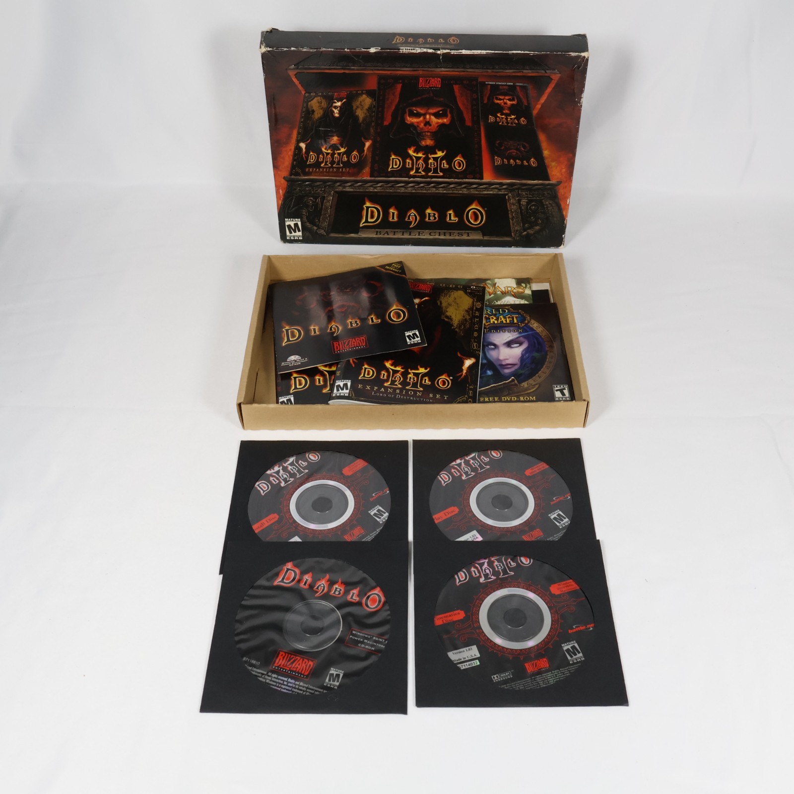 Diablo Battle Chest (PC, 2001) Missing Diablo II Game and Guide | Tested