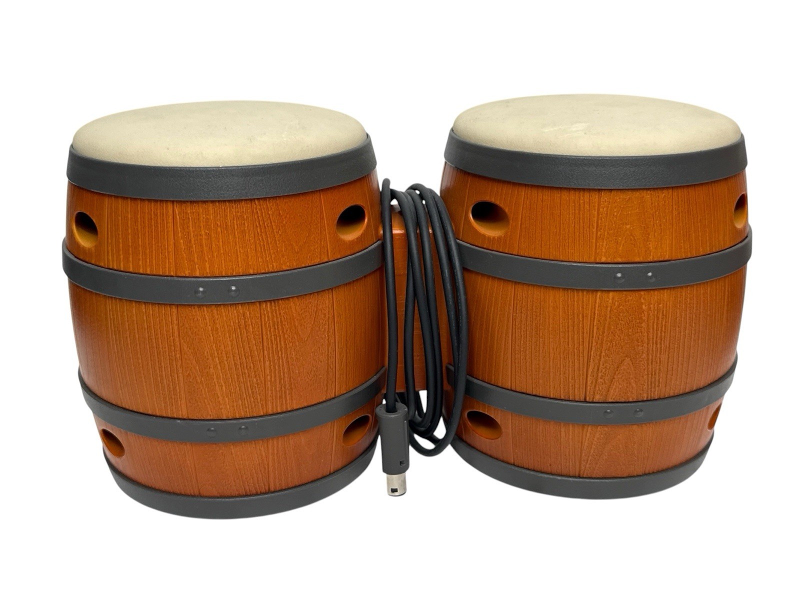 Gamecube Donkey Konga 2 bundle Video Game lot 1 In Box Bongo 1 Pelican Bongo