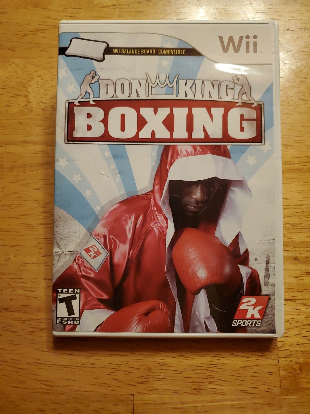 Don King Boxing Gloves Bundle Nintendo Wii 2009 Excellent Condition