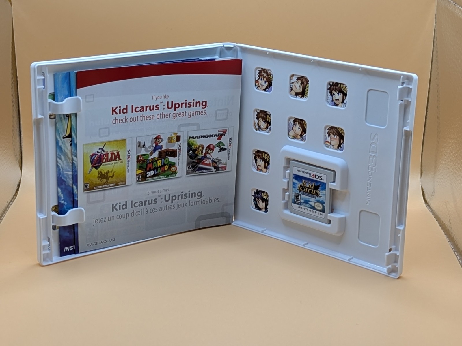 Kid Icarus Uprising 3DS, CiB w/ Stand & AR Cards – Pre-owned, Tested & Authentic