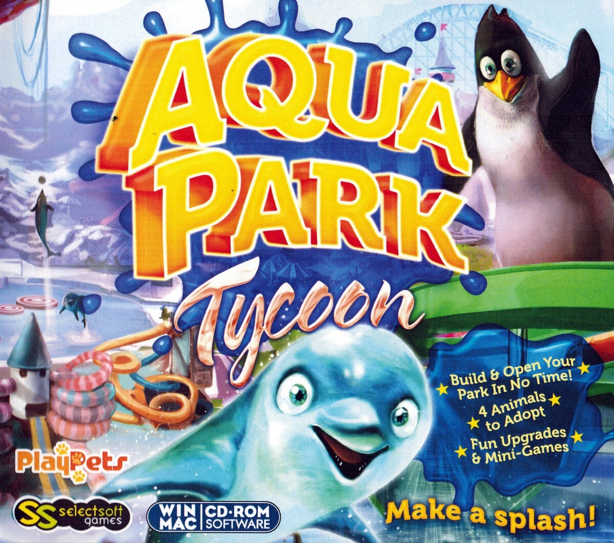 AquaPark Tycoon – Strategy Simulation Game PC Windows XP Vista 7 8 10 Sealed