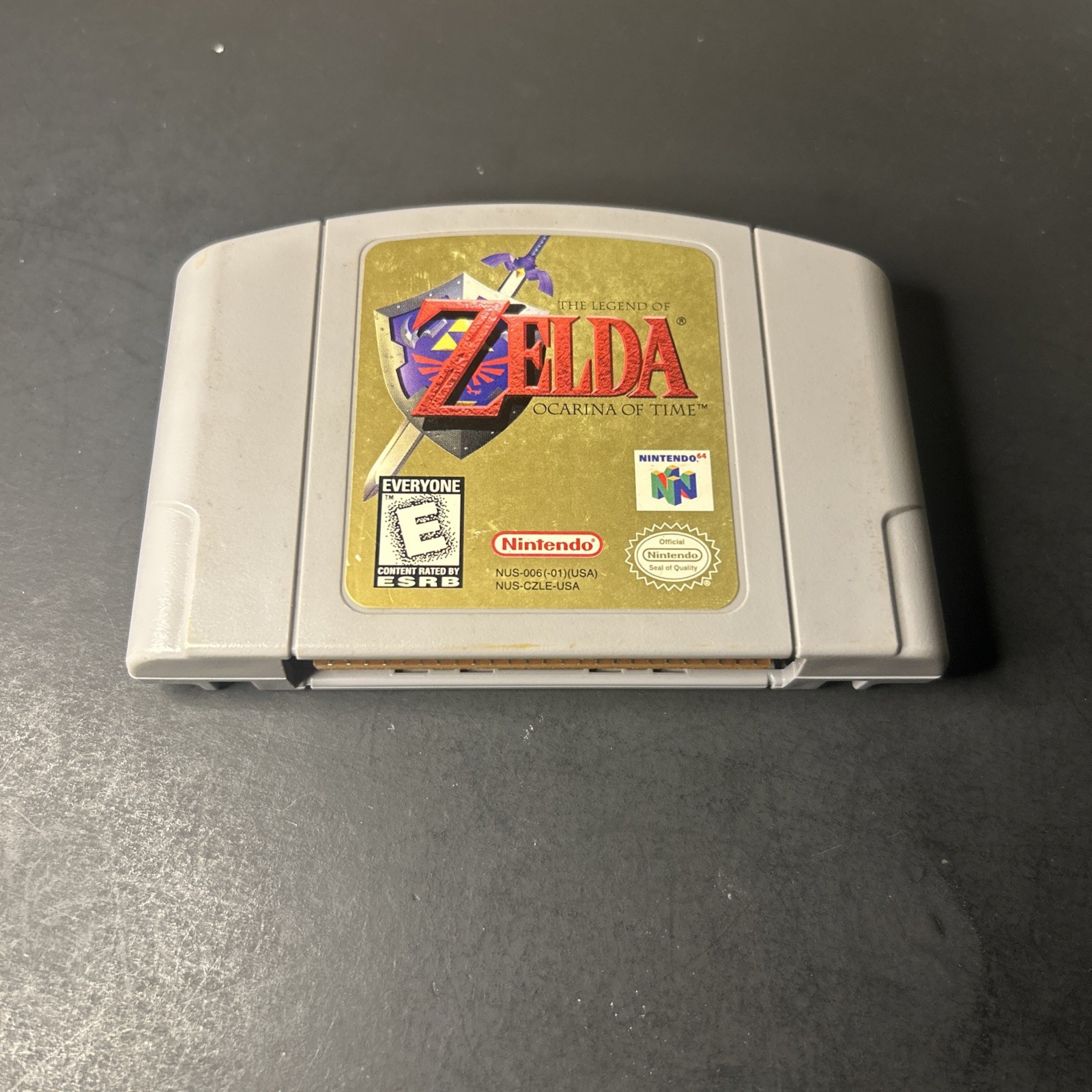 Legend of Zelda Ocarina of Time N64 Nintendo 64 V1.0 Uncensored Fire Temple VGC