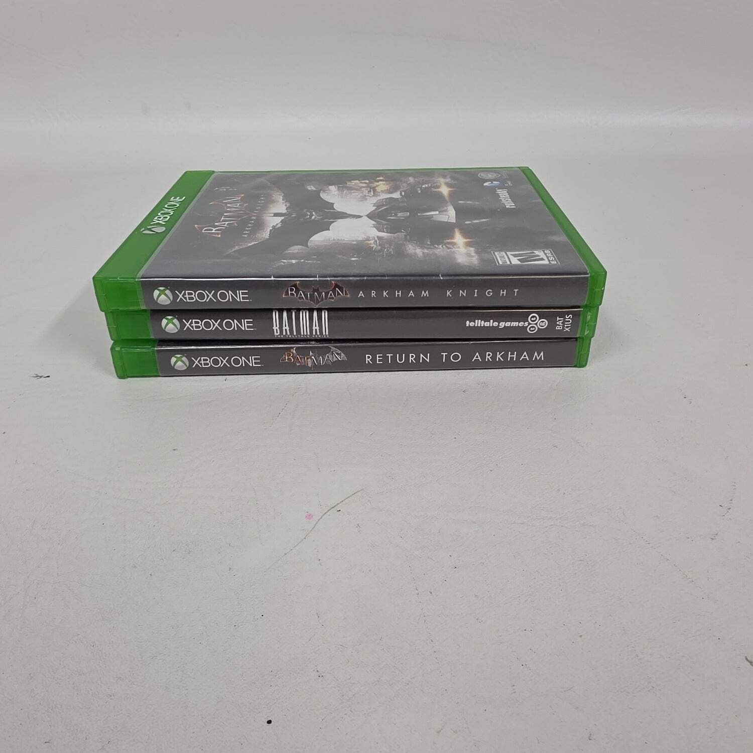 Lot of 3 Xbox One Batman Games Arkham Knight Telltale Series Return to Arkham