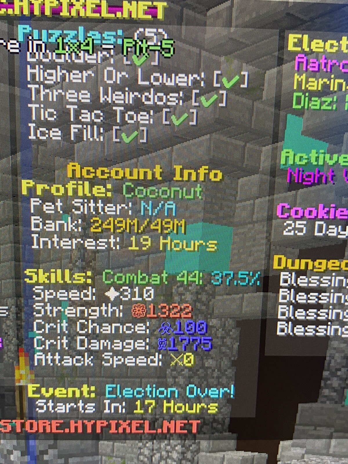 Hypixel Skyblock 100 💰 Million Coins msg Ender932#3036 on discord