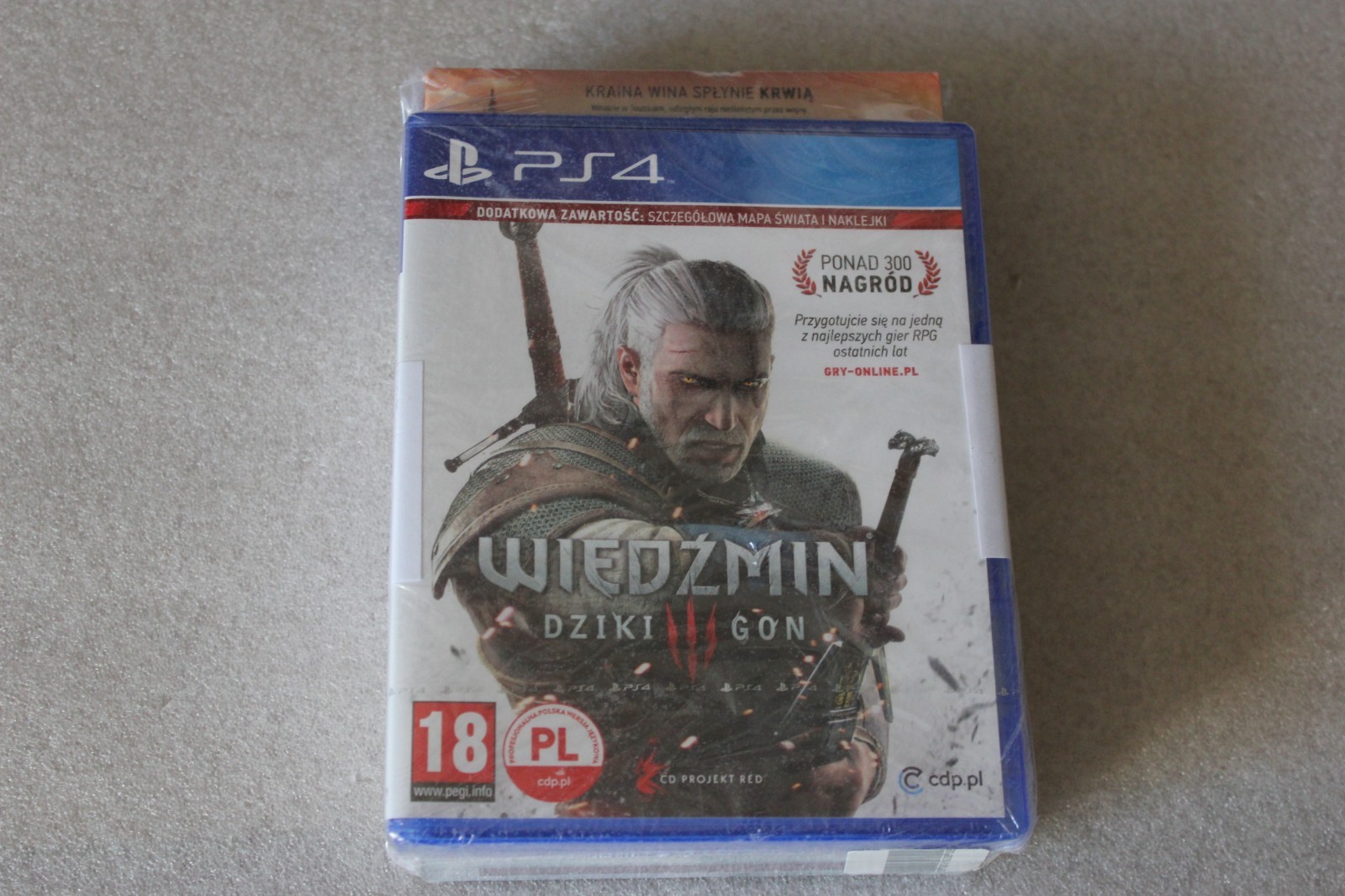 The Witcher / Witcher 3: Wild Hunt (PS4) + BLOOD & WINE Polish New Sealed Poland
