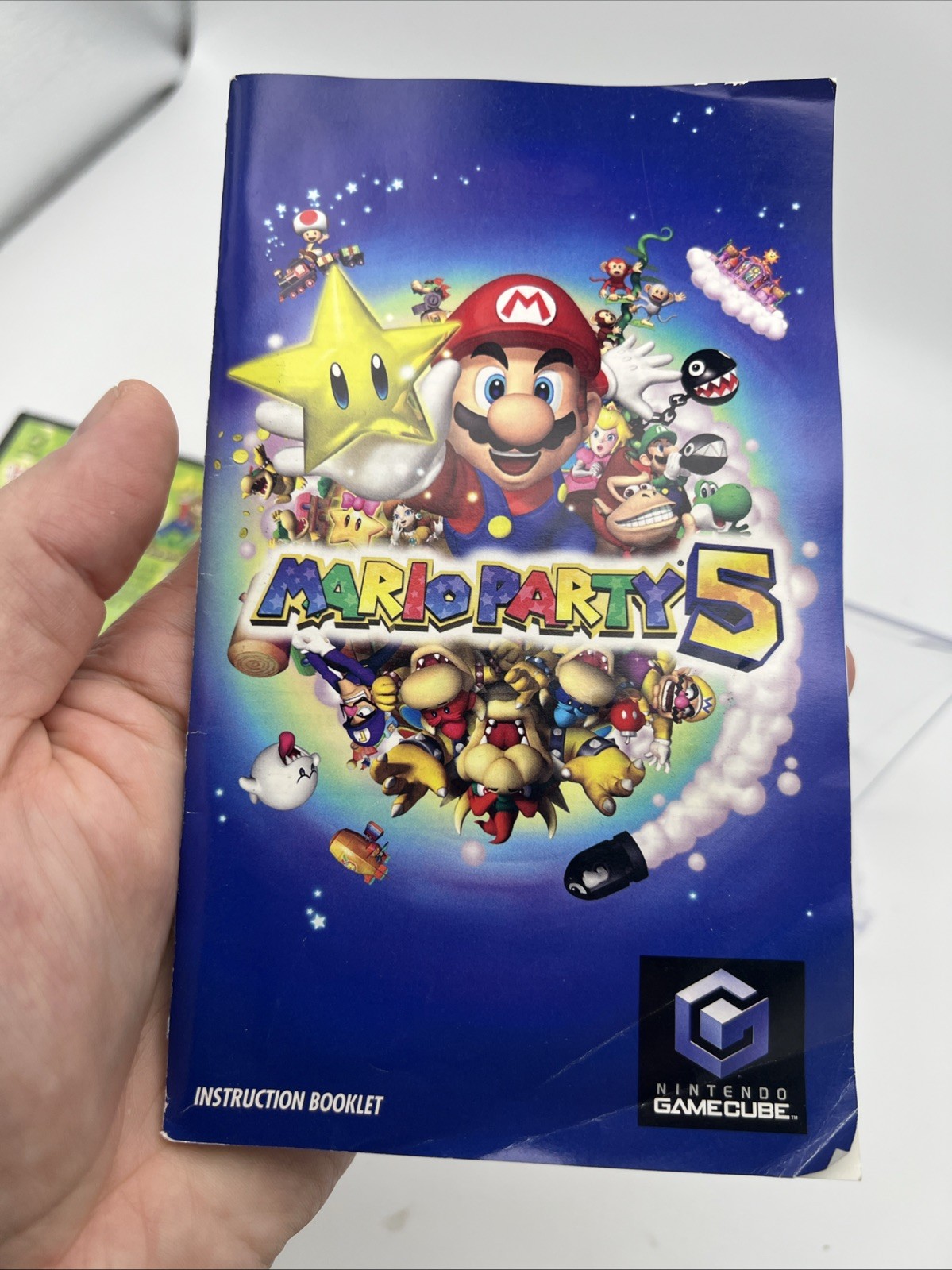Mario Party 5 (GameCube, 2003) Game Case, Manual And Inserts Only. NO GAME