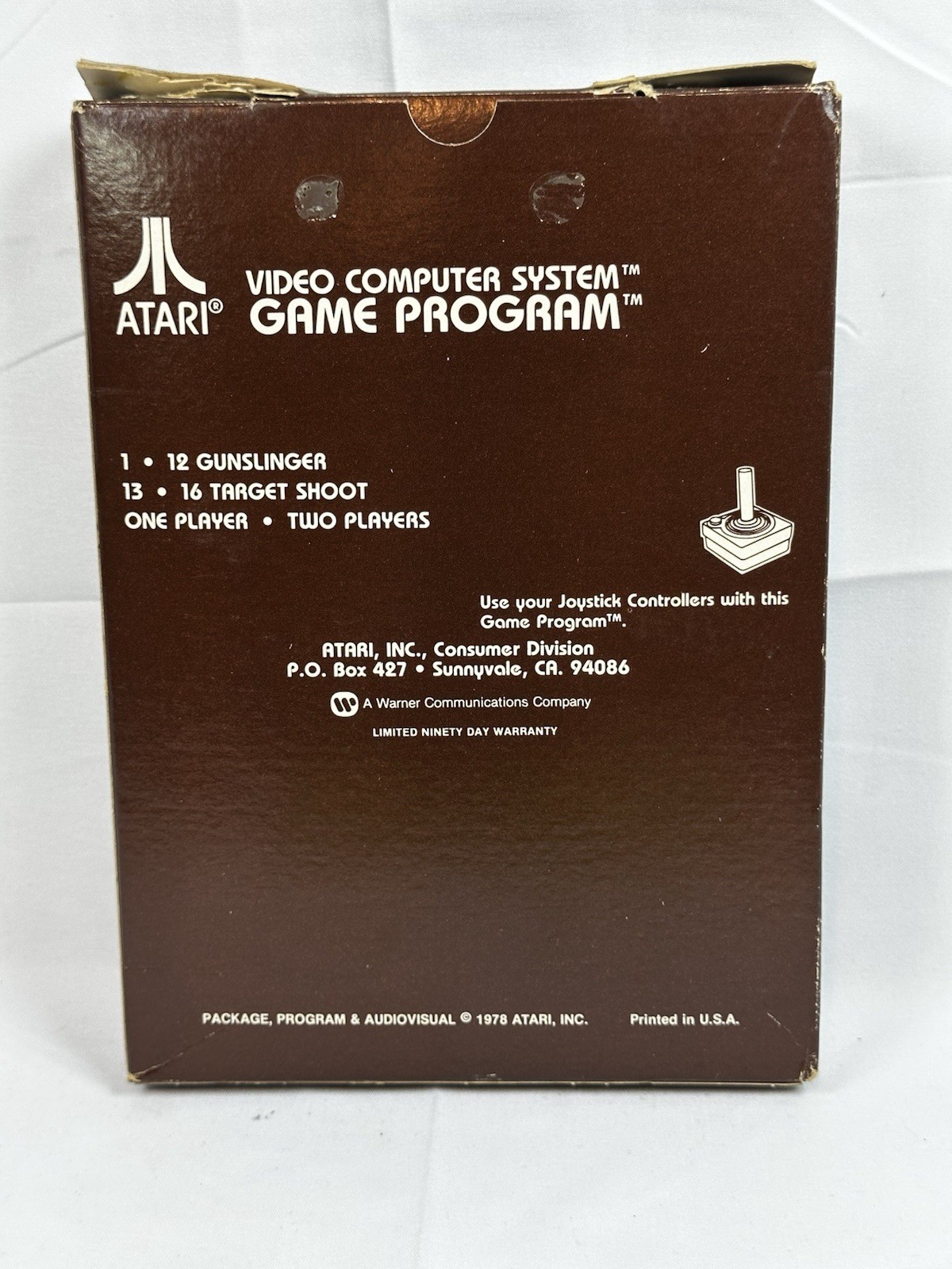 Atari Outlaw 2600 Complete