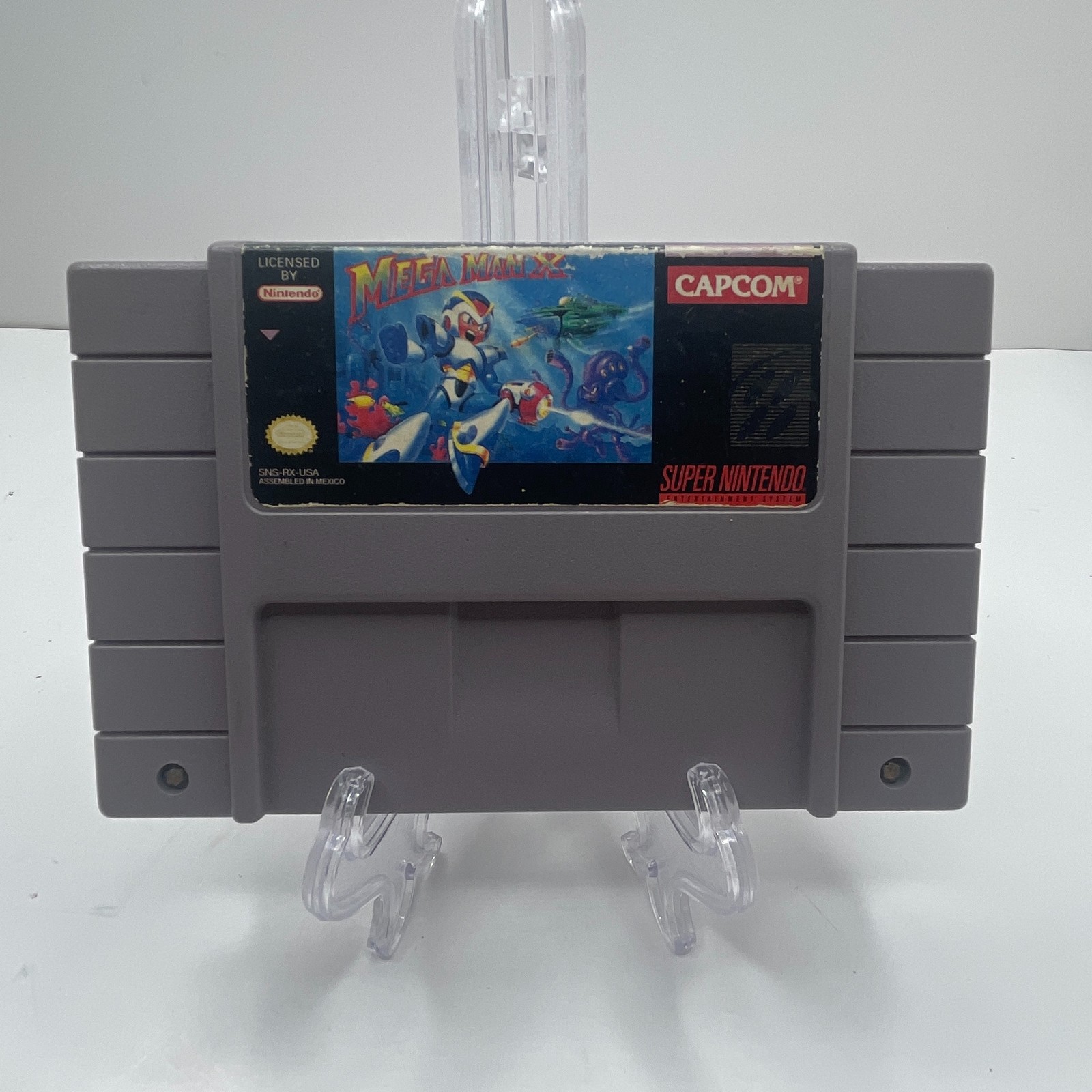 Mega Man X SNES (Super Nintendo, Entertainment System) Capcom Cartridge Only