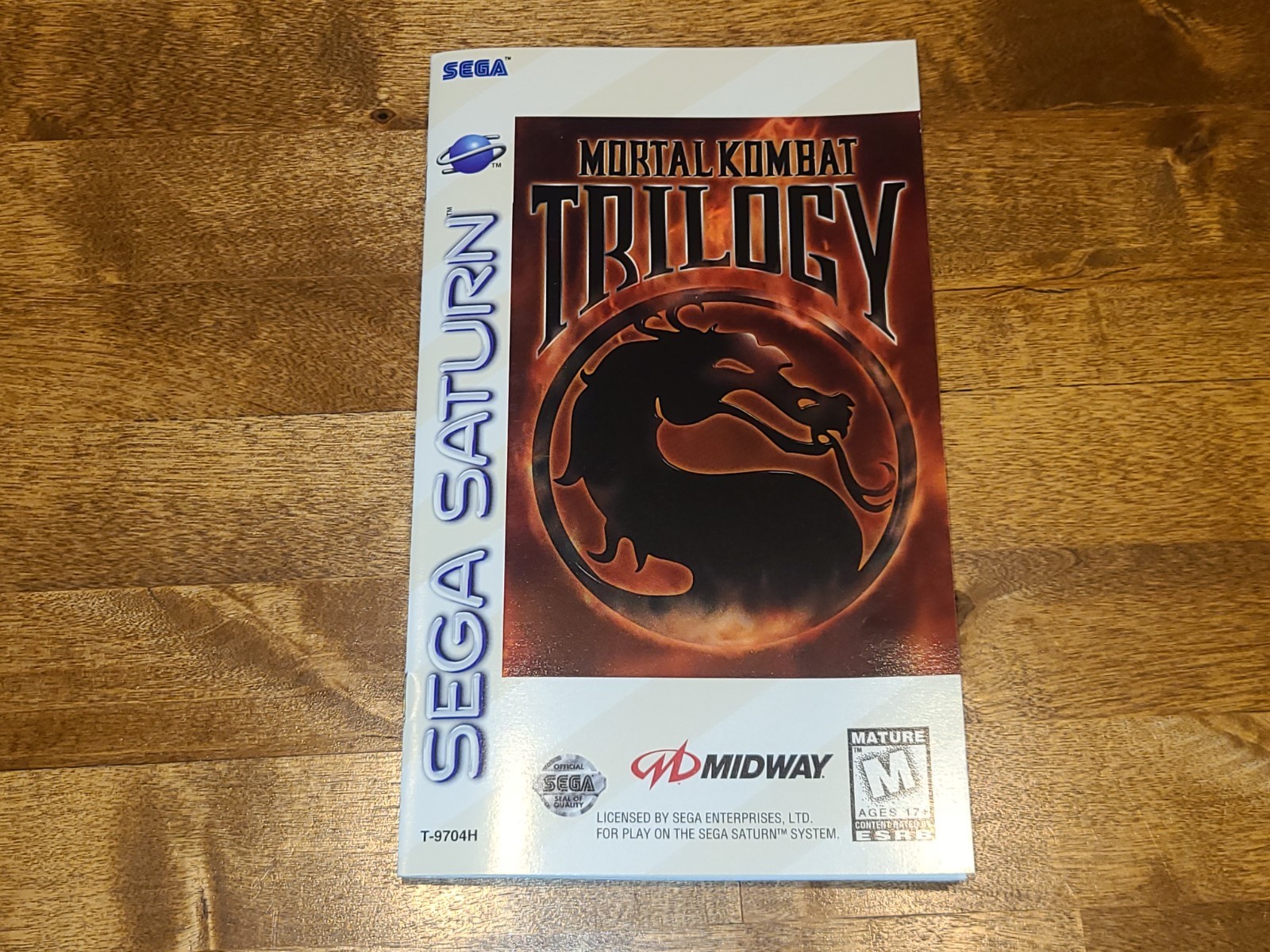 Mortal Kombat Trilogy Sega Saturn Complete CIB w/Reg Card Authentic Good Shape