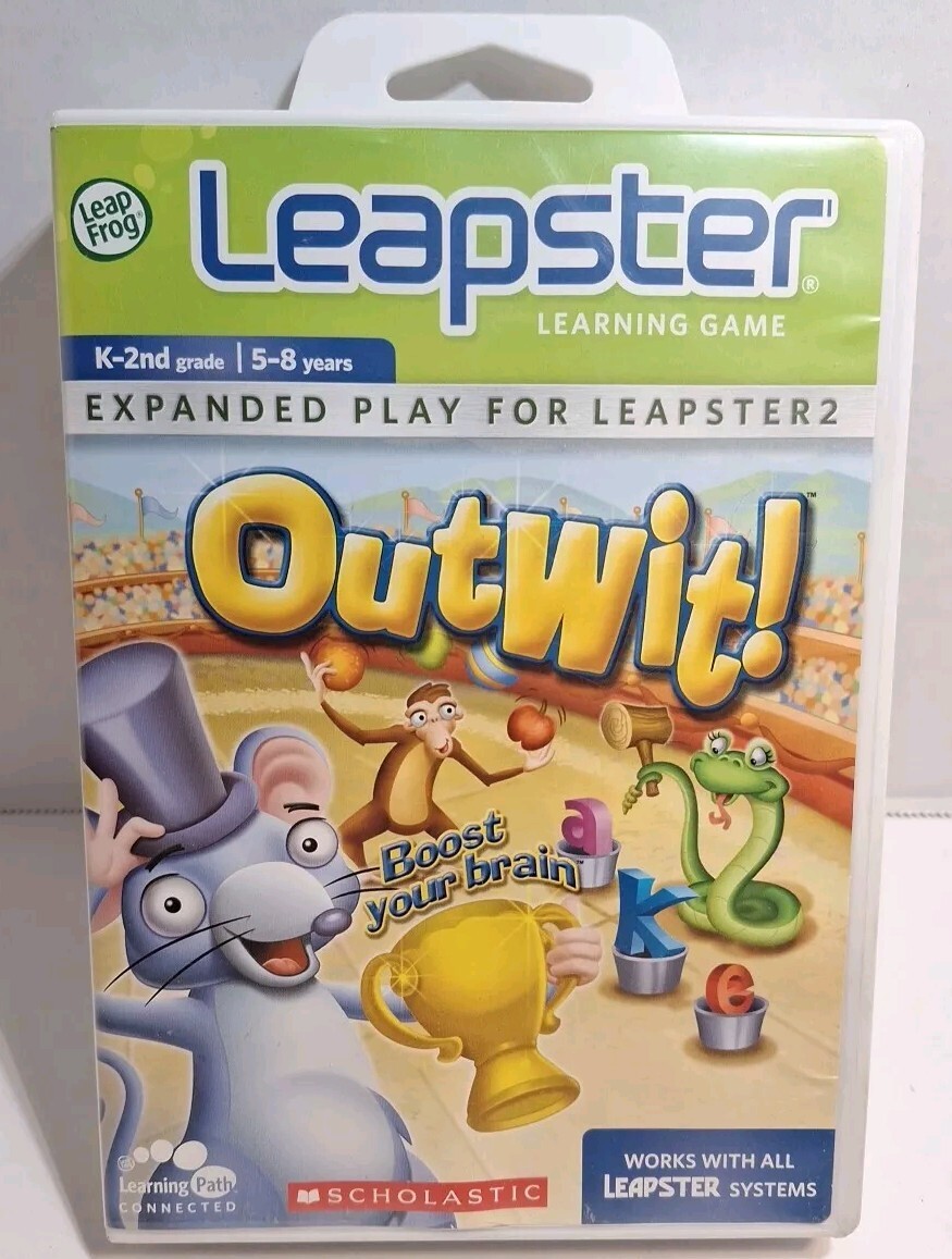 Leapster: Scholastic Outwit (Leapster, 2008) Very Good Condition