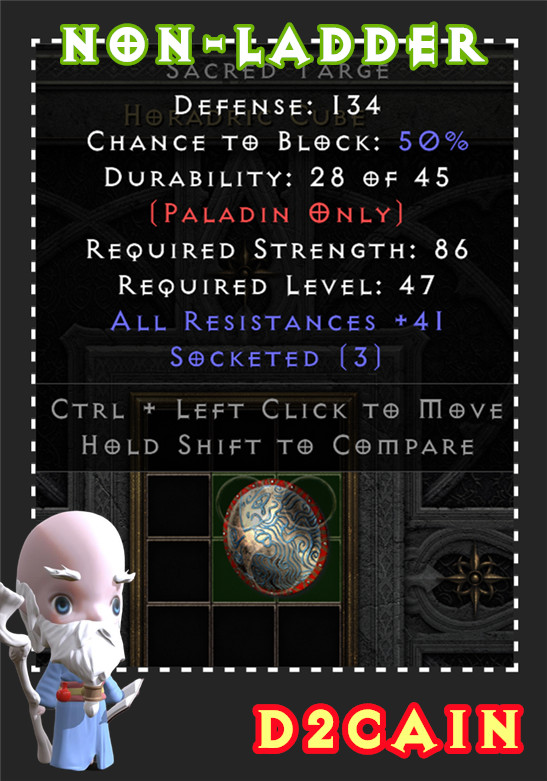 Diablo 2 D2R SC⭐️Non-Ladder⭐️3-4 OS Sacred Targe⭐️PC/SWITCH/PS