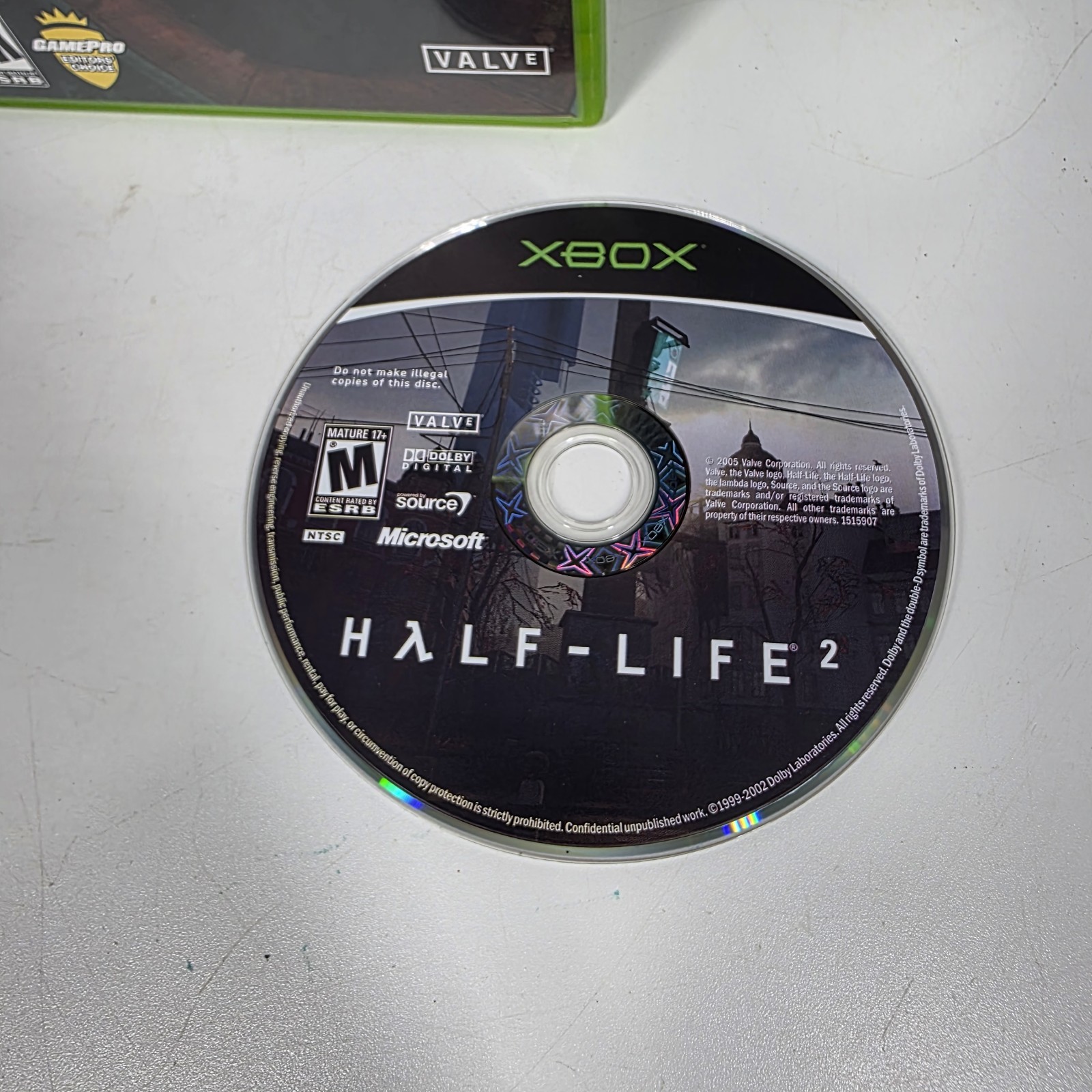 Half-Life 2 (Microsoft OG Xbox 2005) Complete CIB w/ Manual – Tested