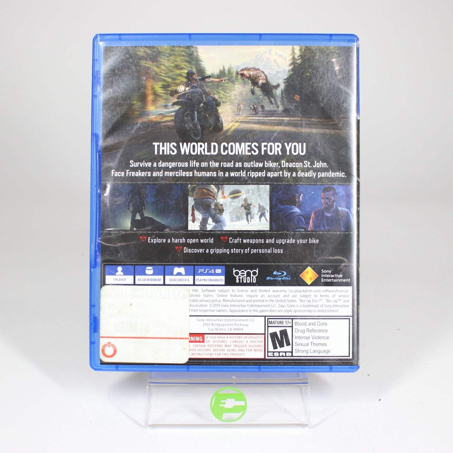 Days Gone (Sony PlayStation 4 PS4, 2019)