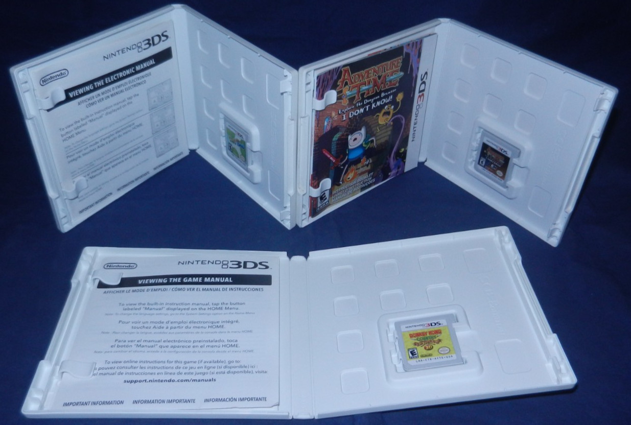 3DS; Yoshi’s New Island, Adventure Time: Explore, Donkey Kong Country Returns 3D