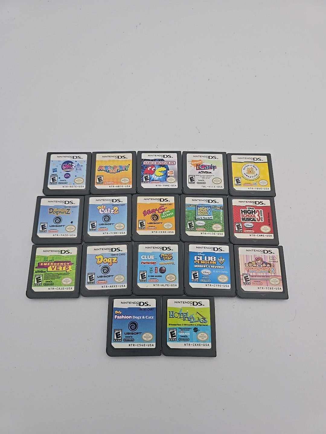 Nintendo DS Game Cartridge Lot of 18 Various Games Tested