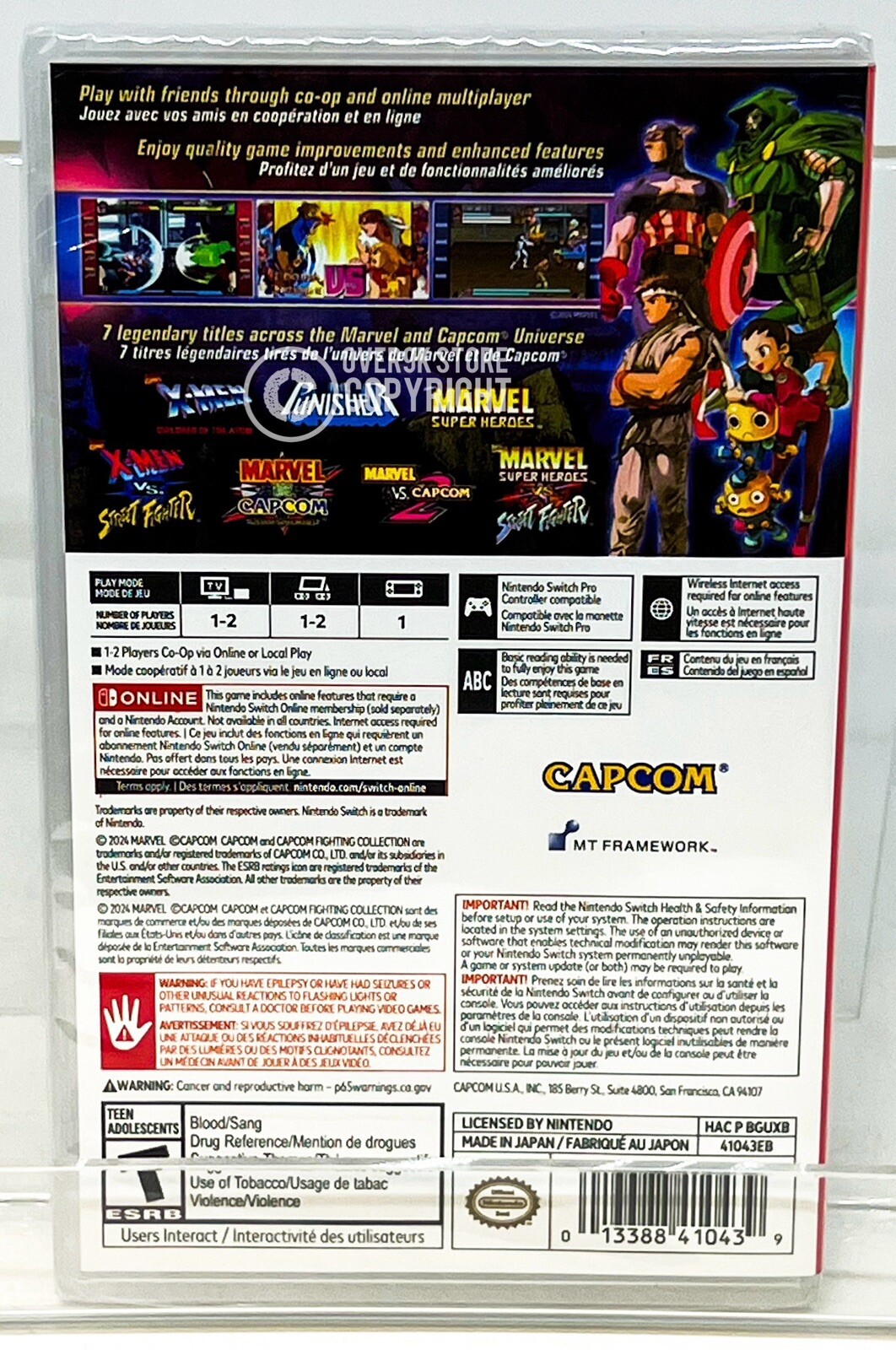 Marvel Vs. Capcom Fighting Collection – Arcade Classics – Nintendo Switch – New