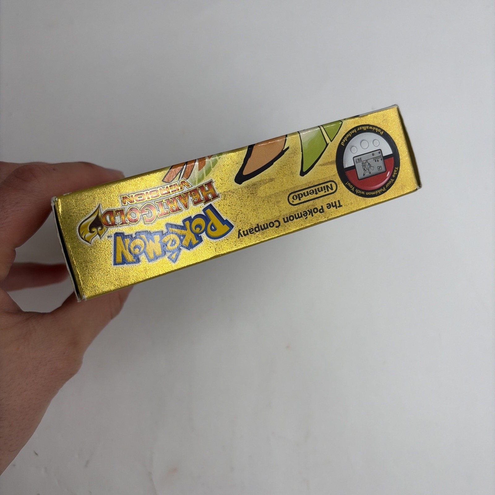 NICE Pokemon Heartgold Version DS Complete Big Box Pokewalker Authentic Tested!