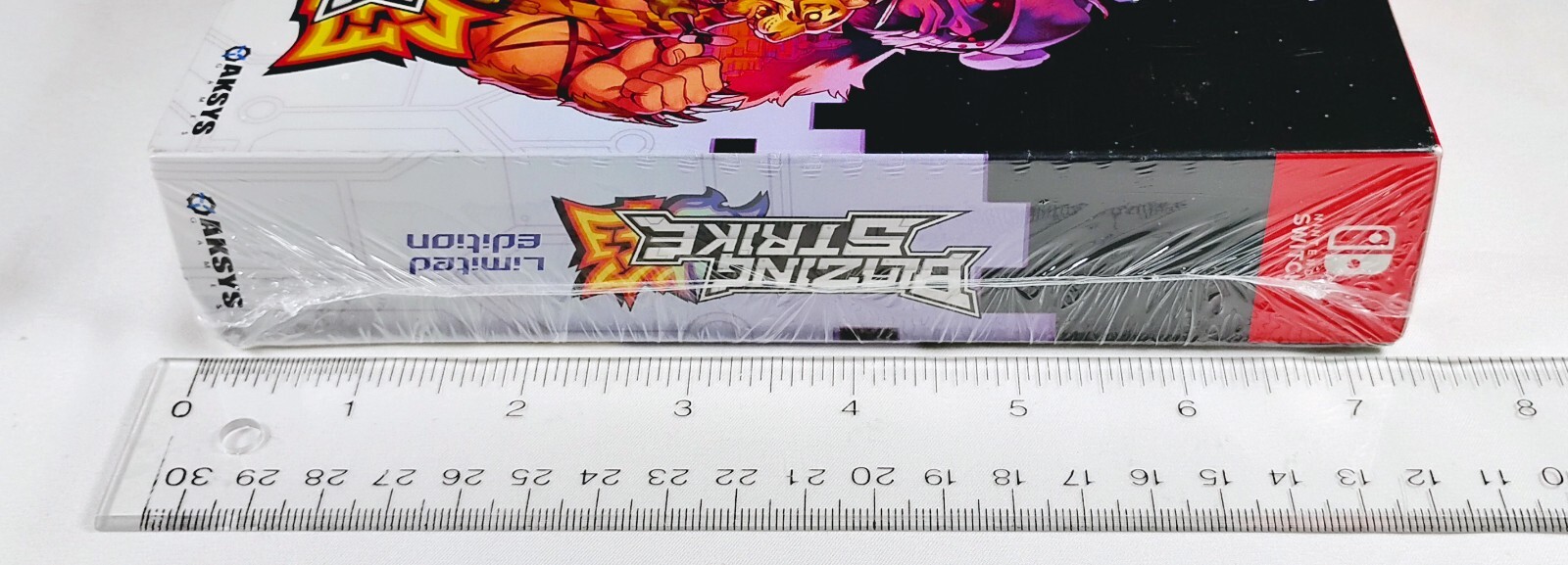 Blazing Strike LIMITED EDITION Sealed / IMPERFECT BOX Nintendo Switch Game ESRB