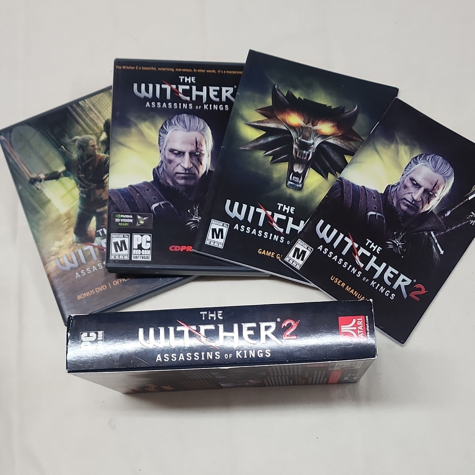The Witcher 2: Assassins of Kings PC RPG by CD Projekt RED Atari Manual Included