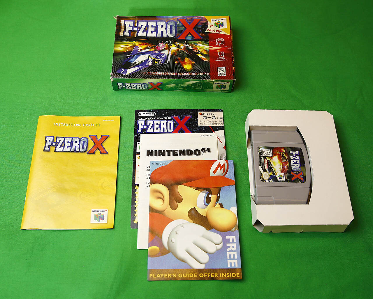 F-Zero X • Nintendo 64 Video Game Entertainment System/Console • 1998 Racing