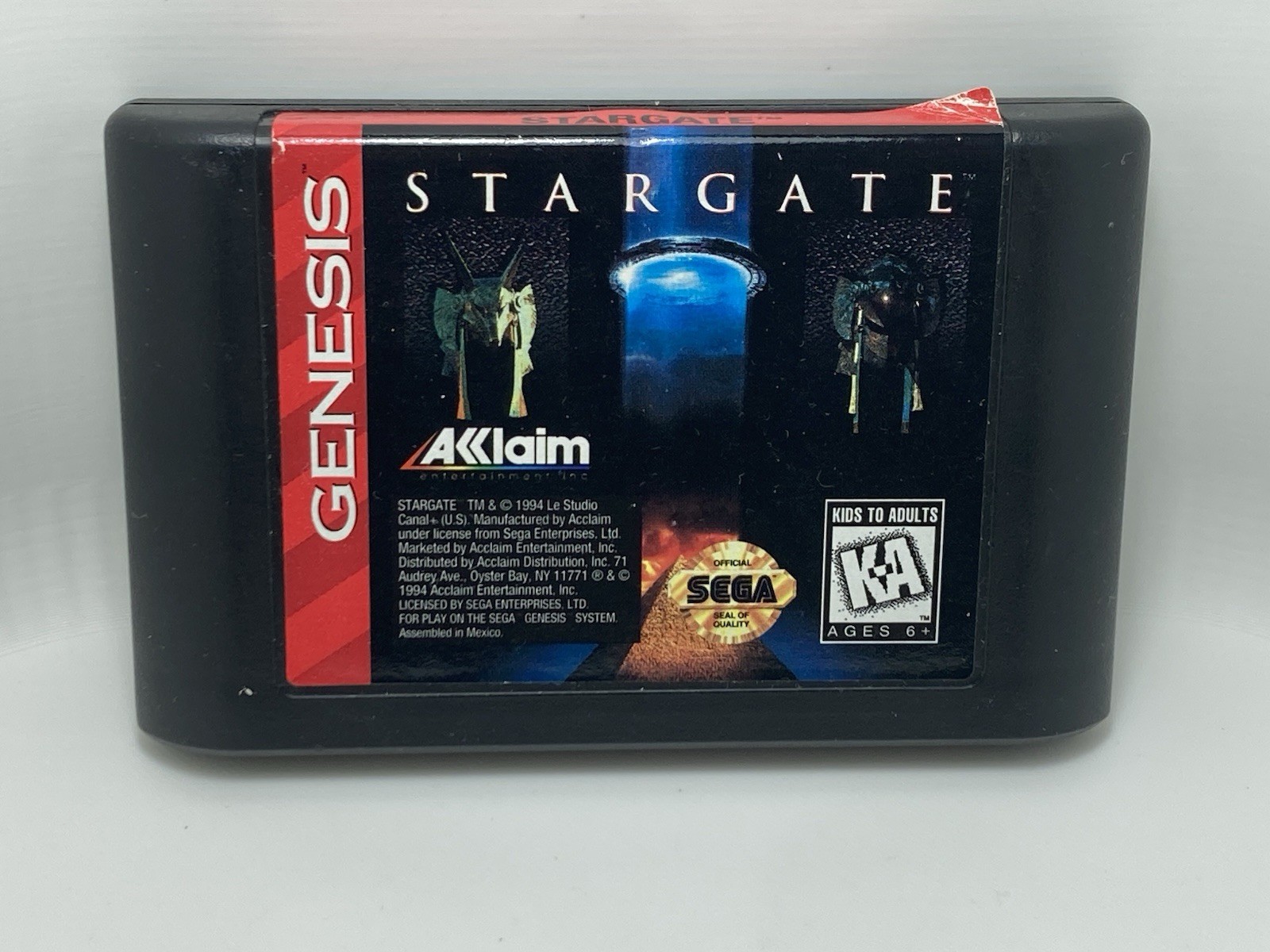 Stargate (Sega Genesis, 1995) Authentic Tested Cart Only