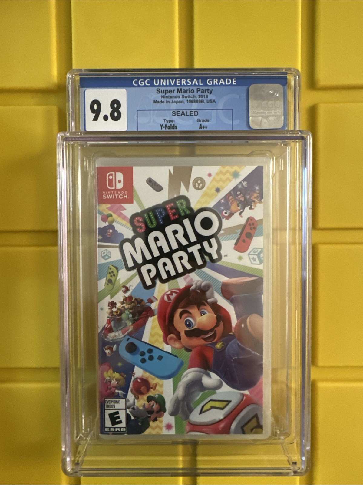 Super Mario Party Nintendo Switch CGC 9.8 A++ FACTORY SEALED MINT
