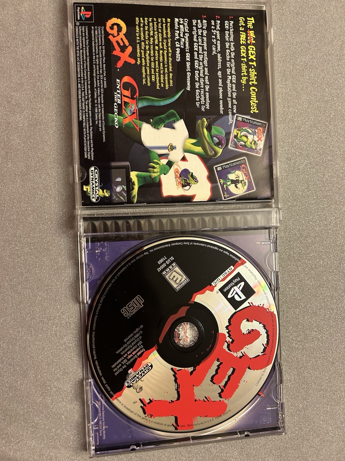 Gex Sony PlayStation 1 Great Condition