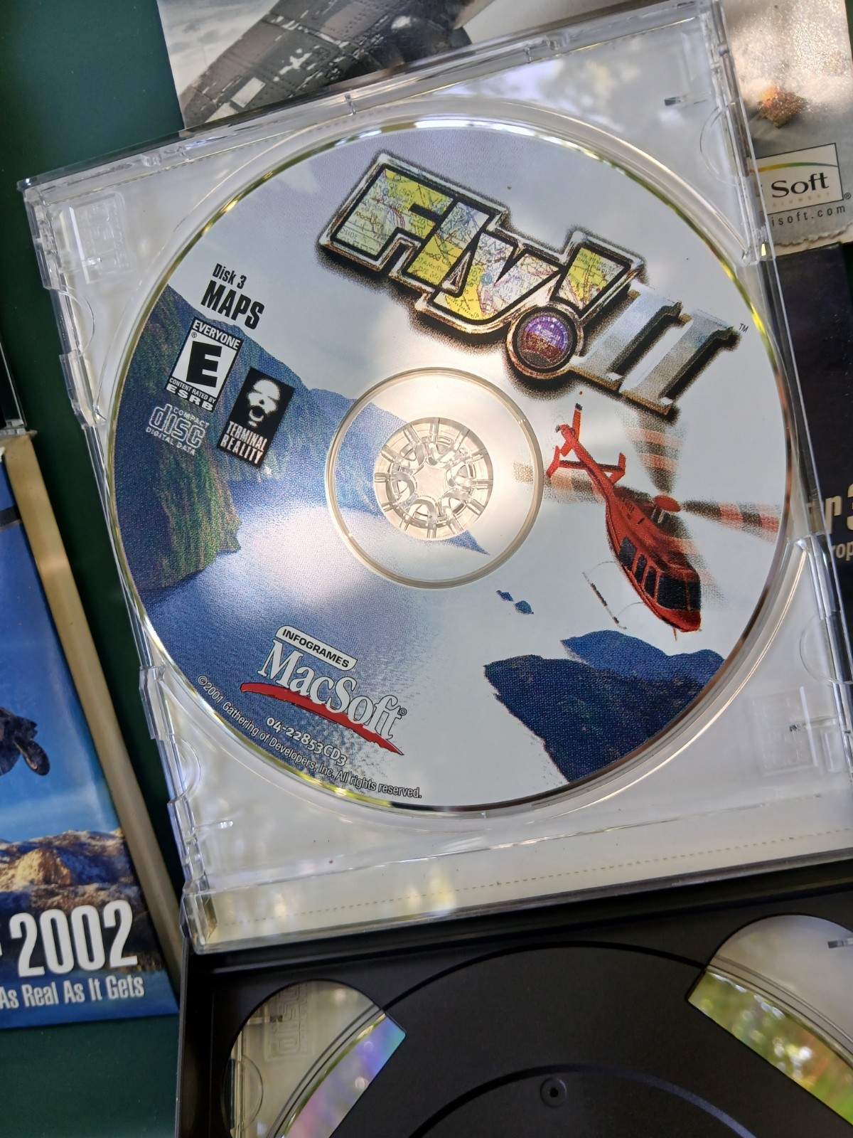 Flight Simulator PC Game Lot, Flight Simulator 2002, Combat Sim 3, IL2, & More