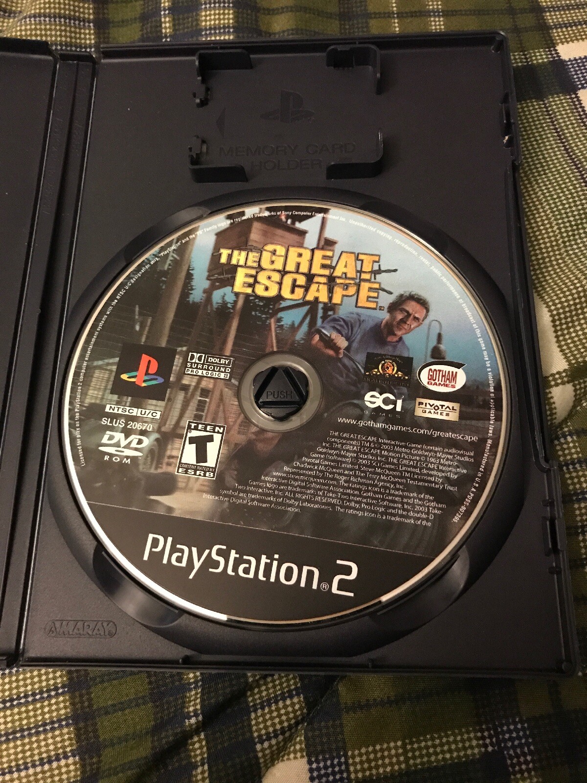 Great Escape (Sony PlayStation 2, 2003) Working Game Only