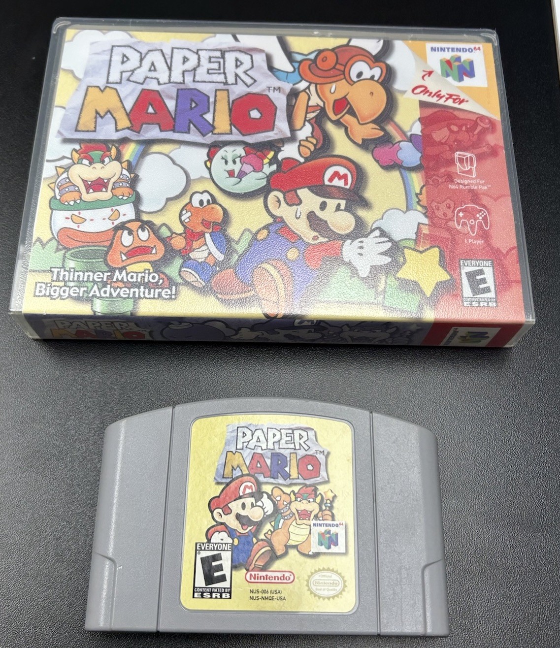 Nintendo Paper Mario – Nintendo 64 N64 Cartridge Working Authentic Includes Case