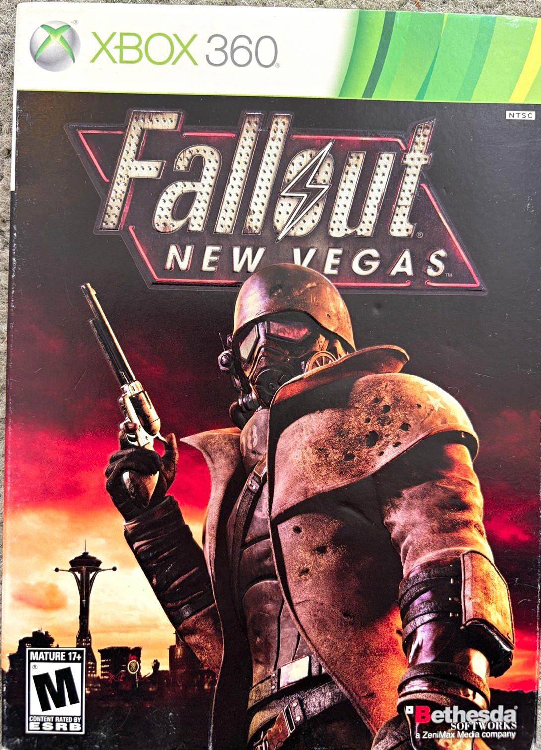 Fallout: New Vegas Xbox 360 2010 Disc, Case & Manual M-Rated NTSC-U/C