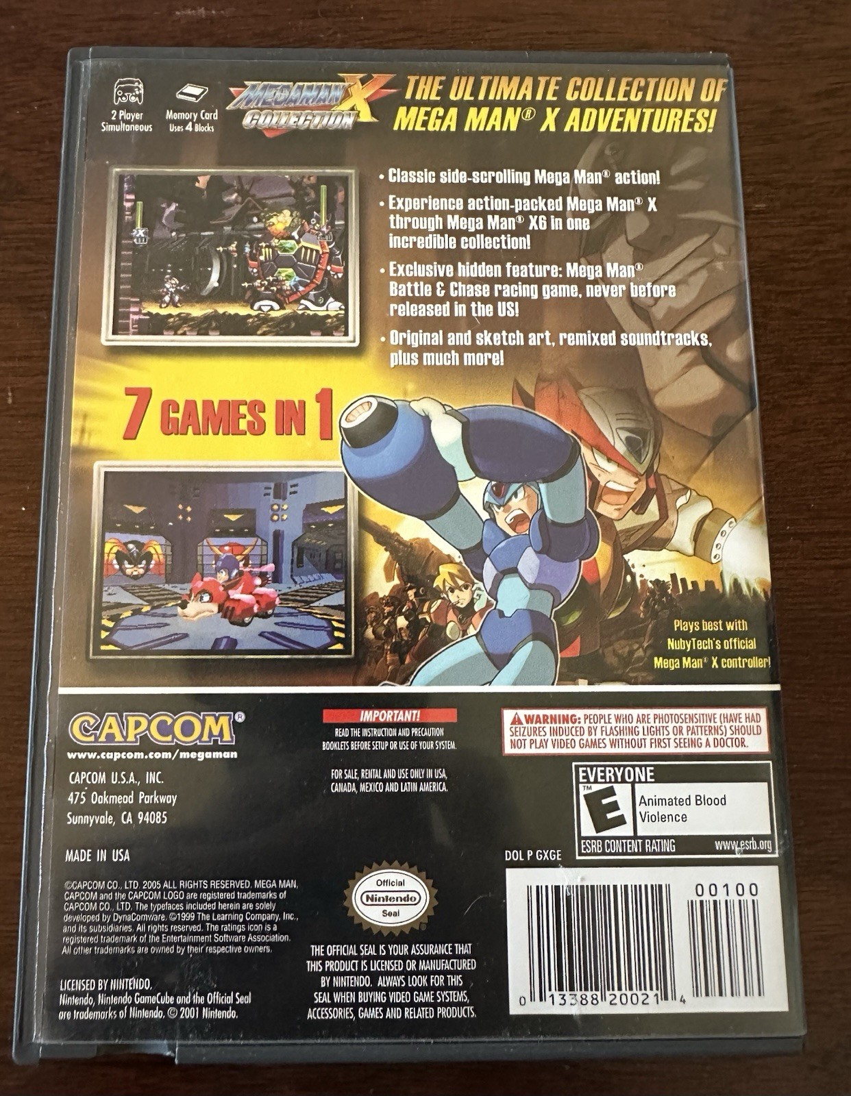 Mega Man X Collection (Gamecube, 2005, Capcom) Complete – CIB