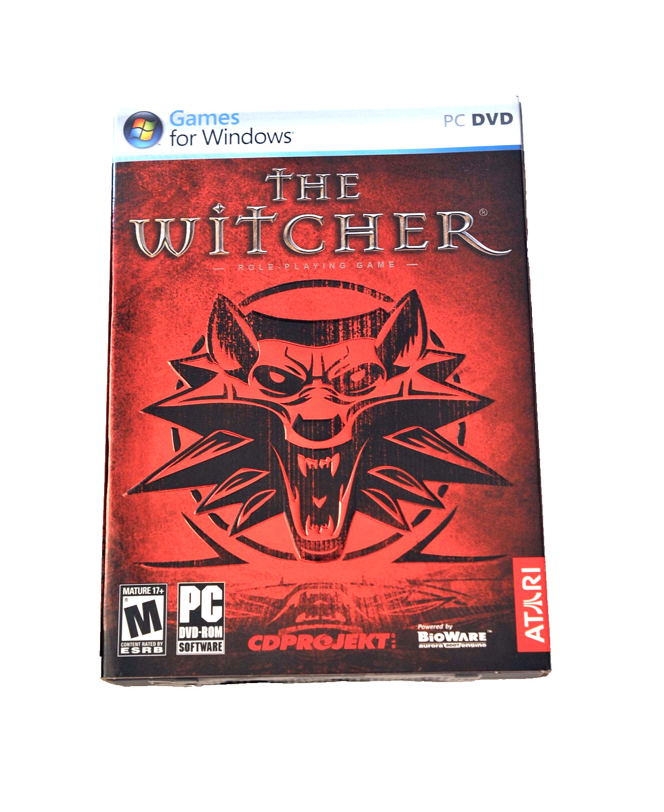 The Witcher PC DVD Complete CIB w/ Slipcase Manual Atari Windows