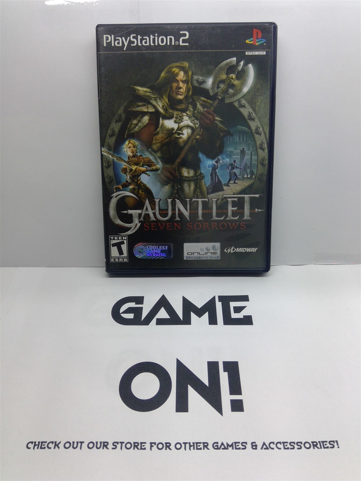 Gauntlet: Seven Sorrows (PlayStation 2 2005) Clean Tested Working – Free Ship