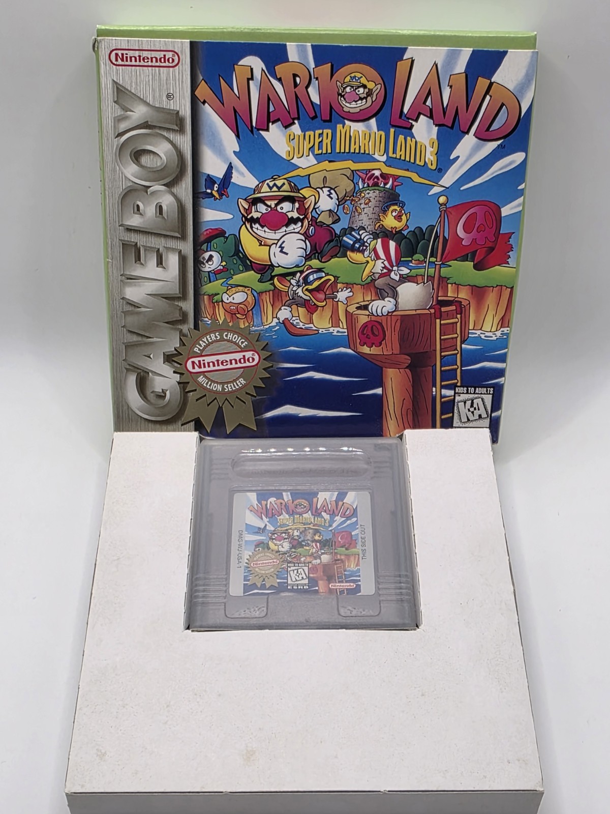 Wario Land Super Mario Land 3 CIB Game Boy Player’s Choice Complete + Poster