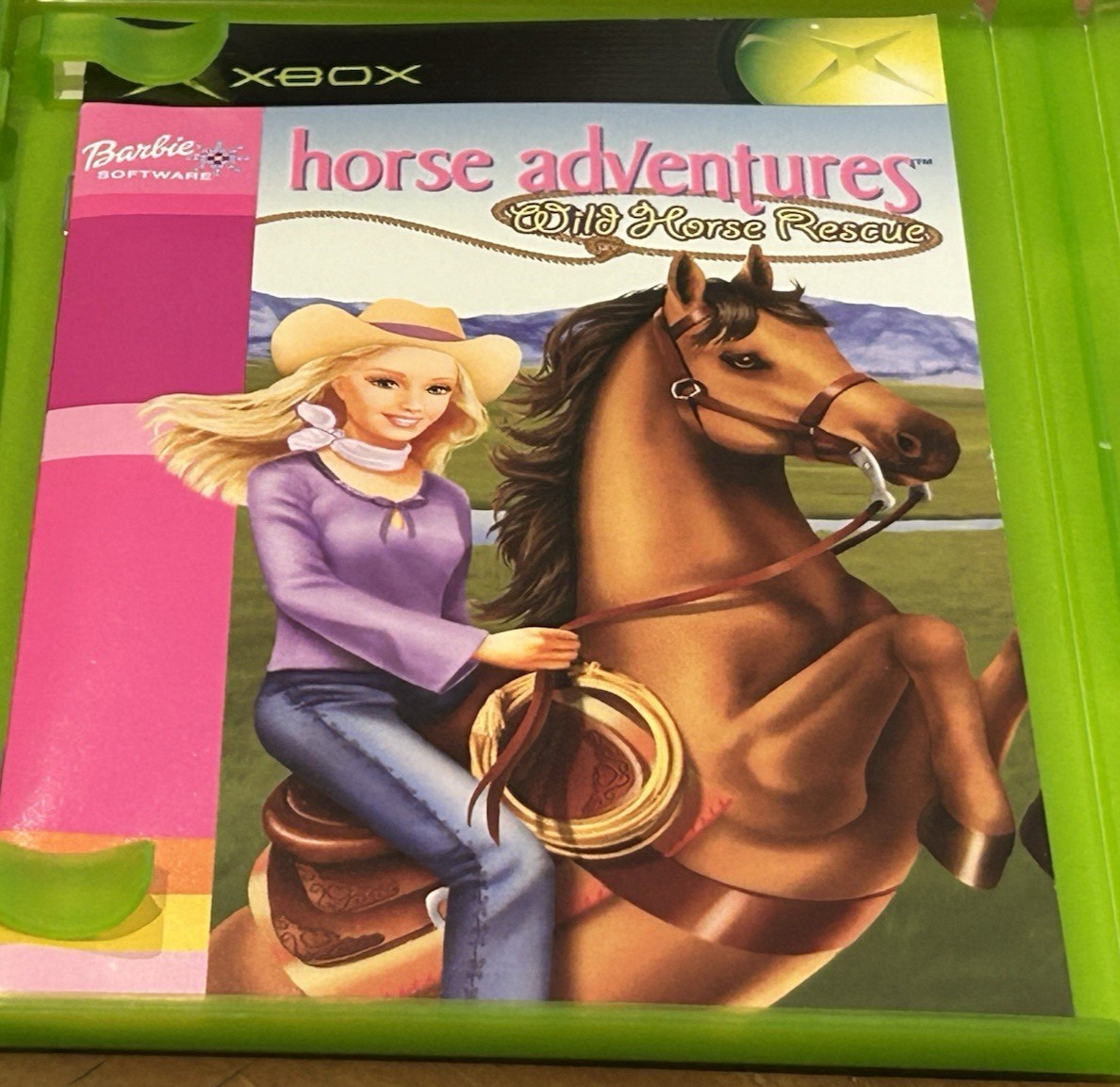 Barbie Horse Adventures Wild Horse Rescue (Xbox, 2003) Tested Working