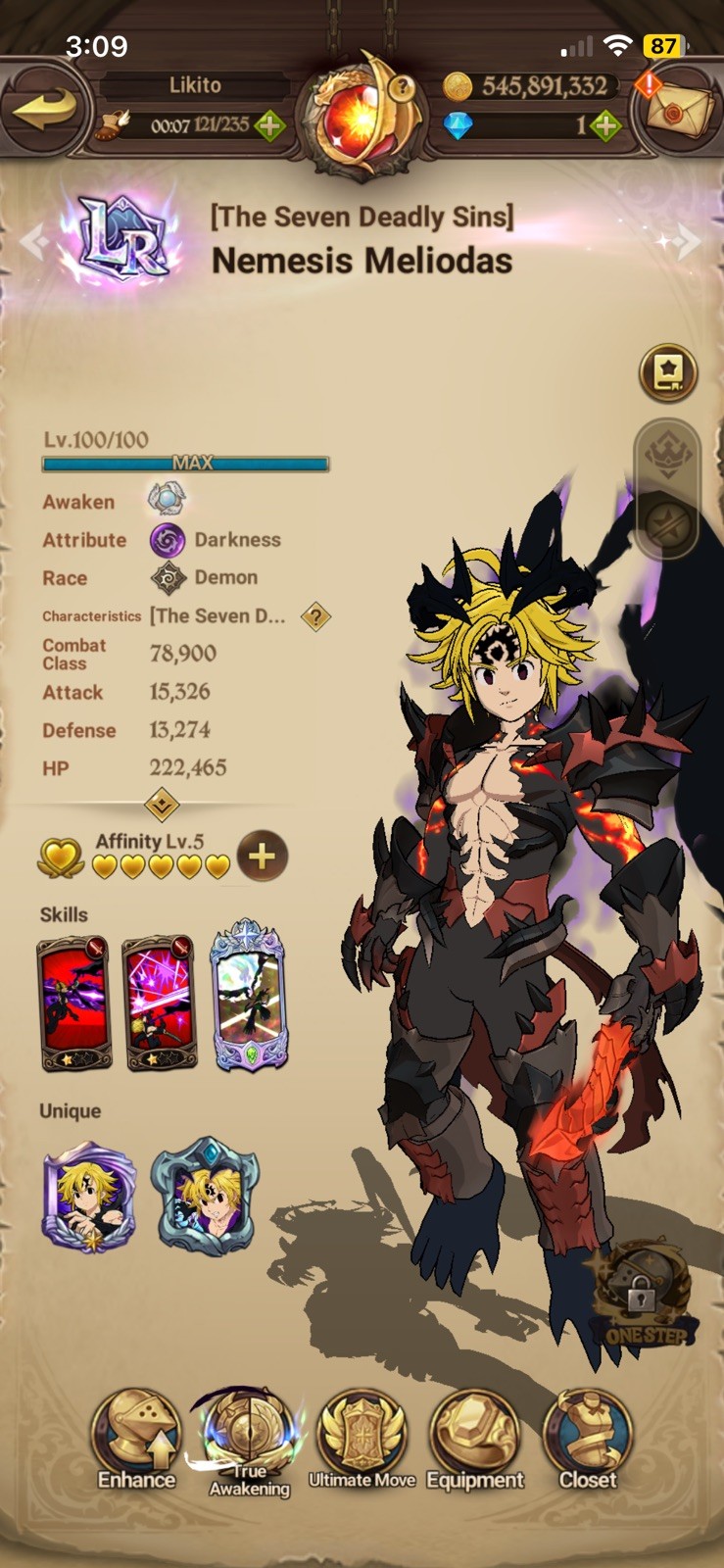 Global 7DS Grand Cross Account Up For Sale