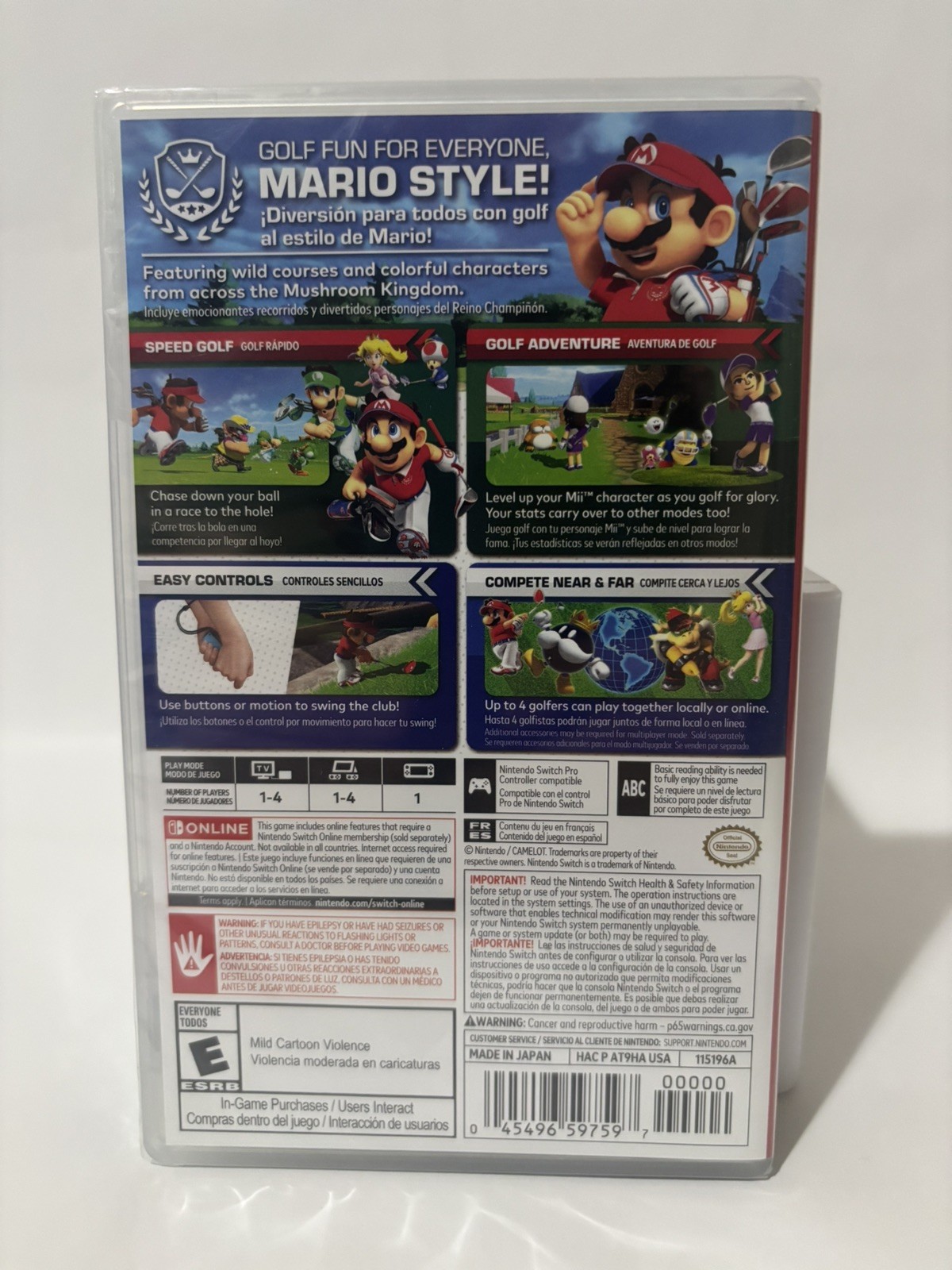 Mario Golf Super Rush Nintendo Switch Brand New Sealed CIB