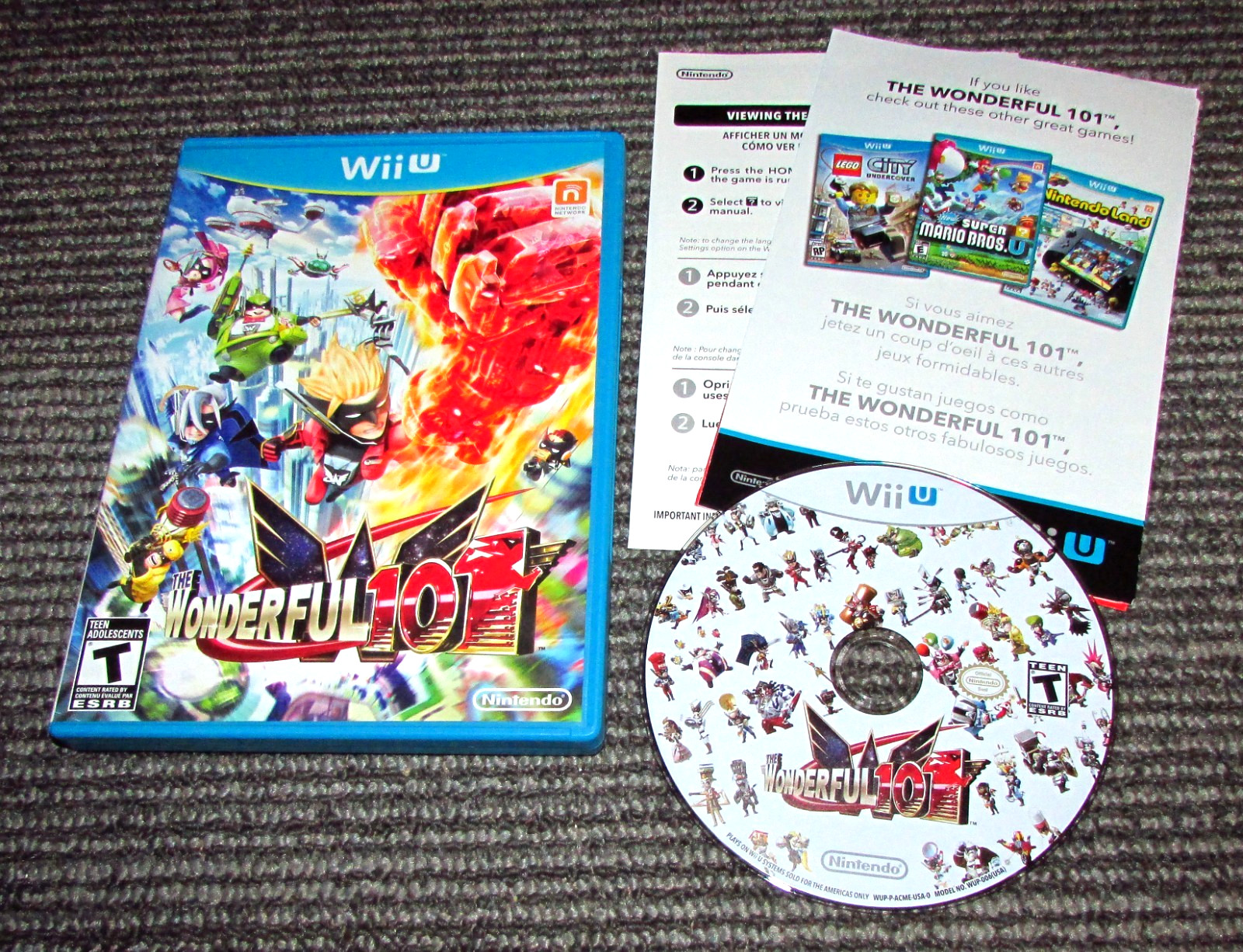 The Wonderful 101 for Nintendo Wii U Fast Shipping