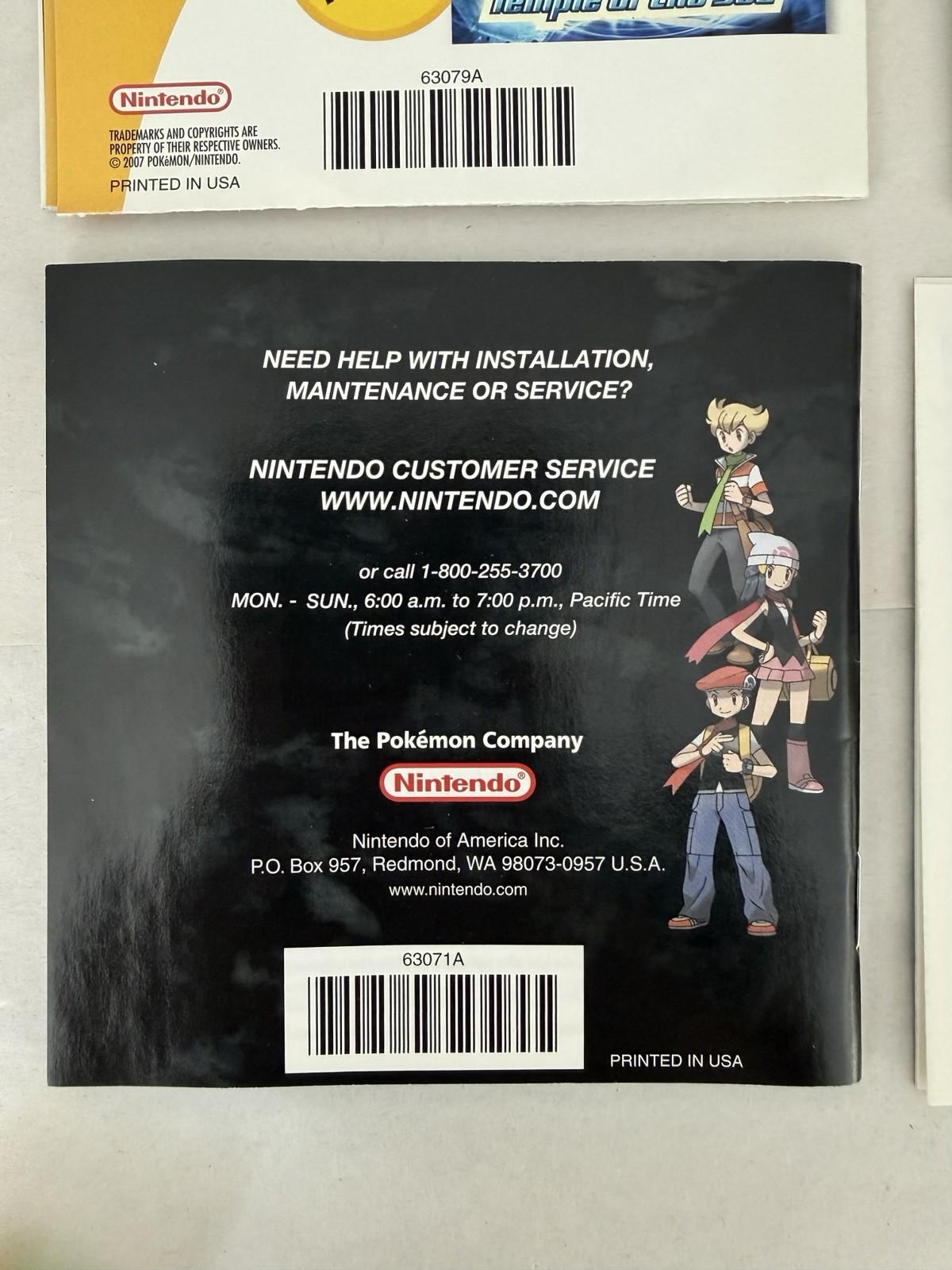 Pokemon Diamond Version – Case + Inserts Only – No Game