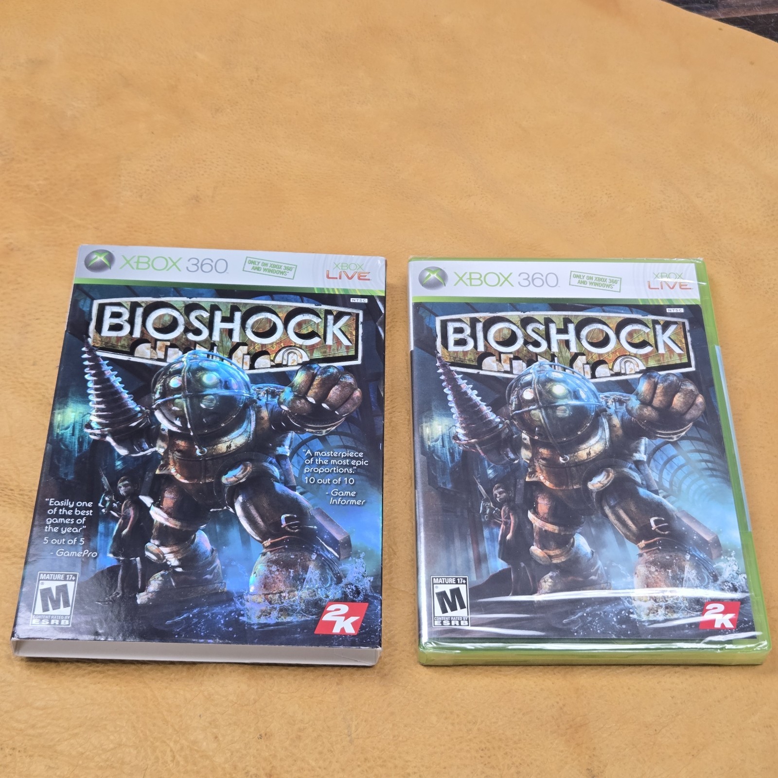 Bioshock (Xbox 360 2007) NEW! Factory Sealed w/ Slip Cover First Printing Look!!