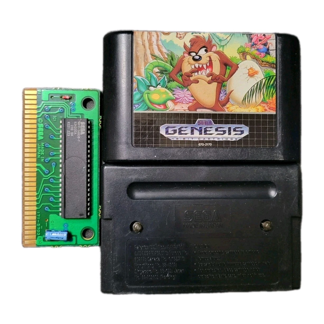 Taz-Mania (Sega Genesis, 1992) Cartridge Only Tested Working Authentic
