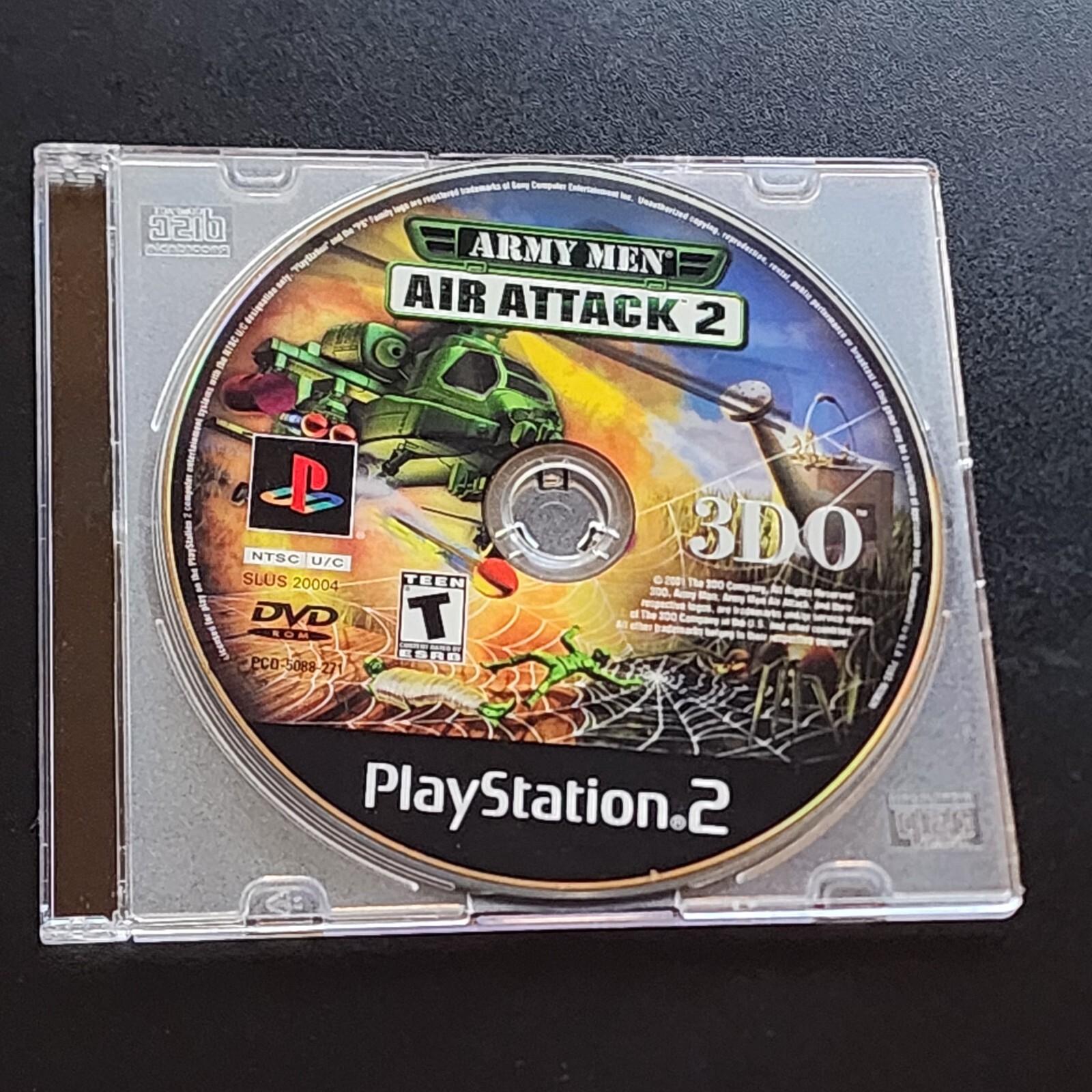 Army Men Air Attack 2 PlayStation 2 PS2 Game – Loose Disc, Tested, Working