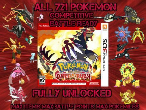 Pokemon Omega Ruby Nintendo 3ds Authentic