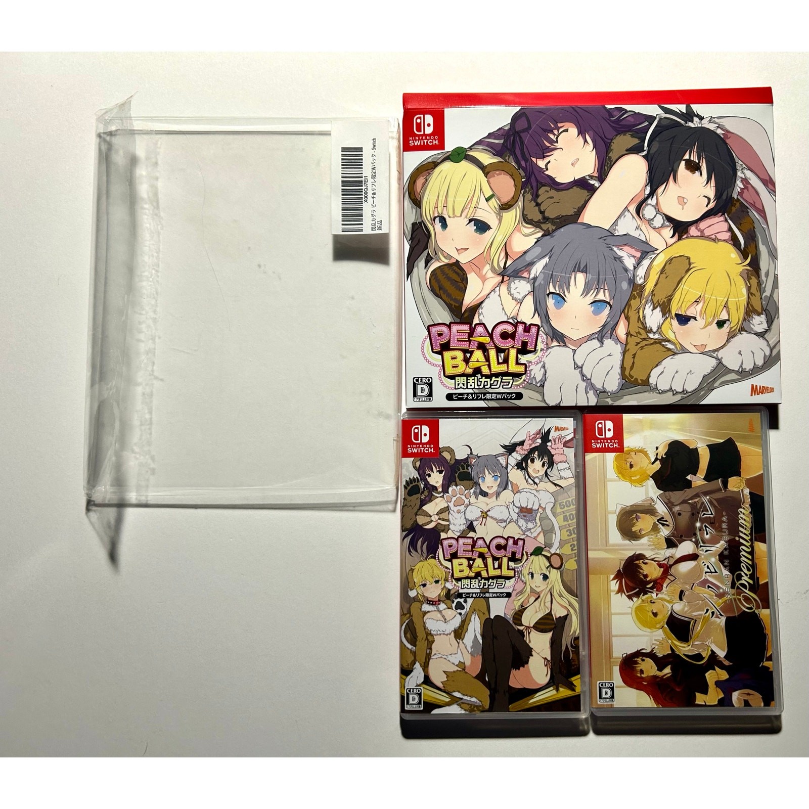 PEACH BALL Senran Kagura Peach and Refre Limited(Switch)Japan Near mint CIB🔥